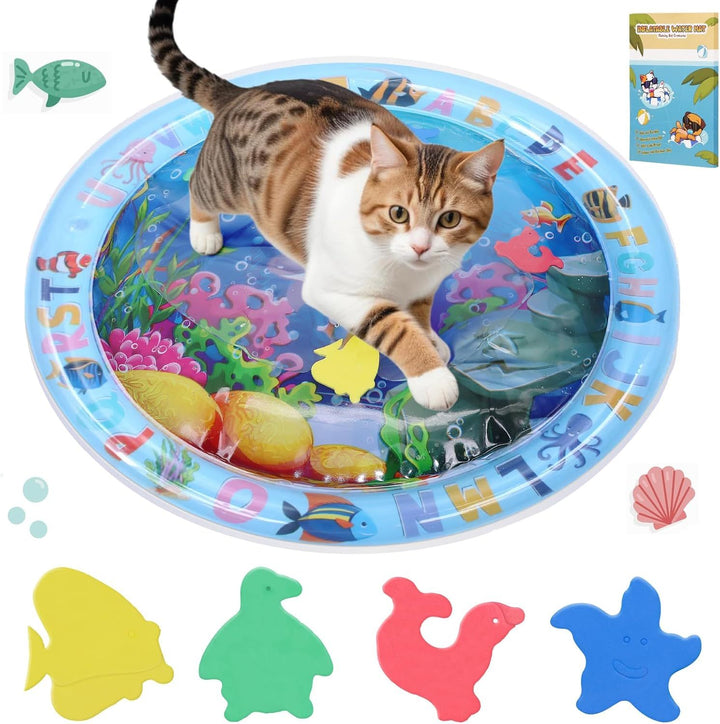 Water Sensory Playmat For Cats Toy