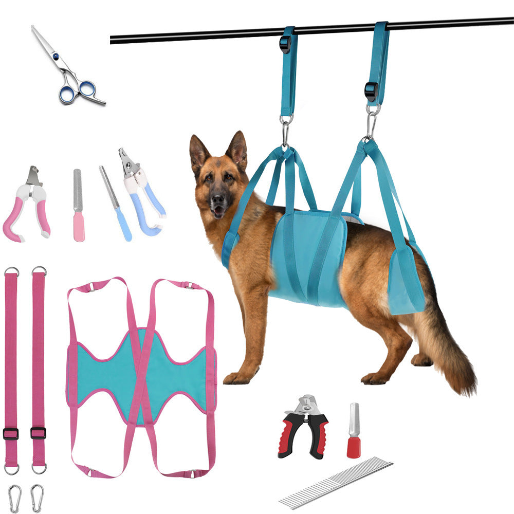 Transform Your Pet's Grooming Experience with the Hanging Harness Pet Supplies Kit