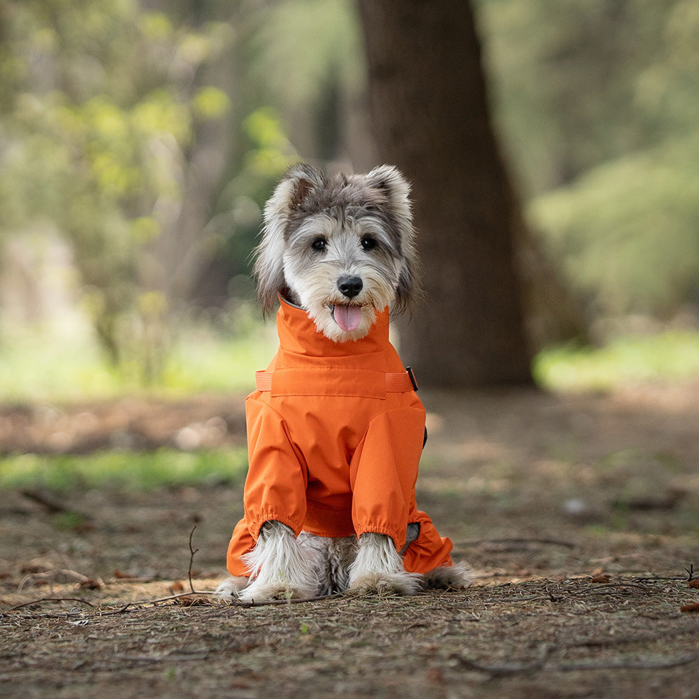 Fashion Personality Pet One-piece Raincoat