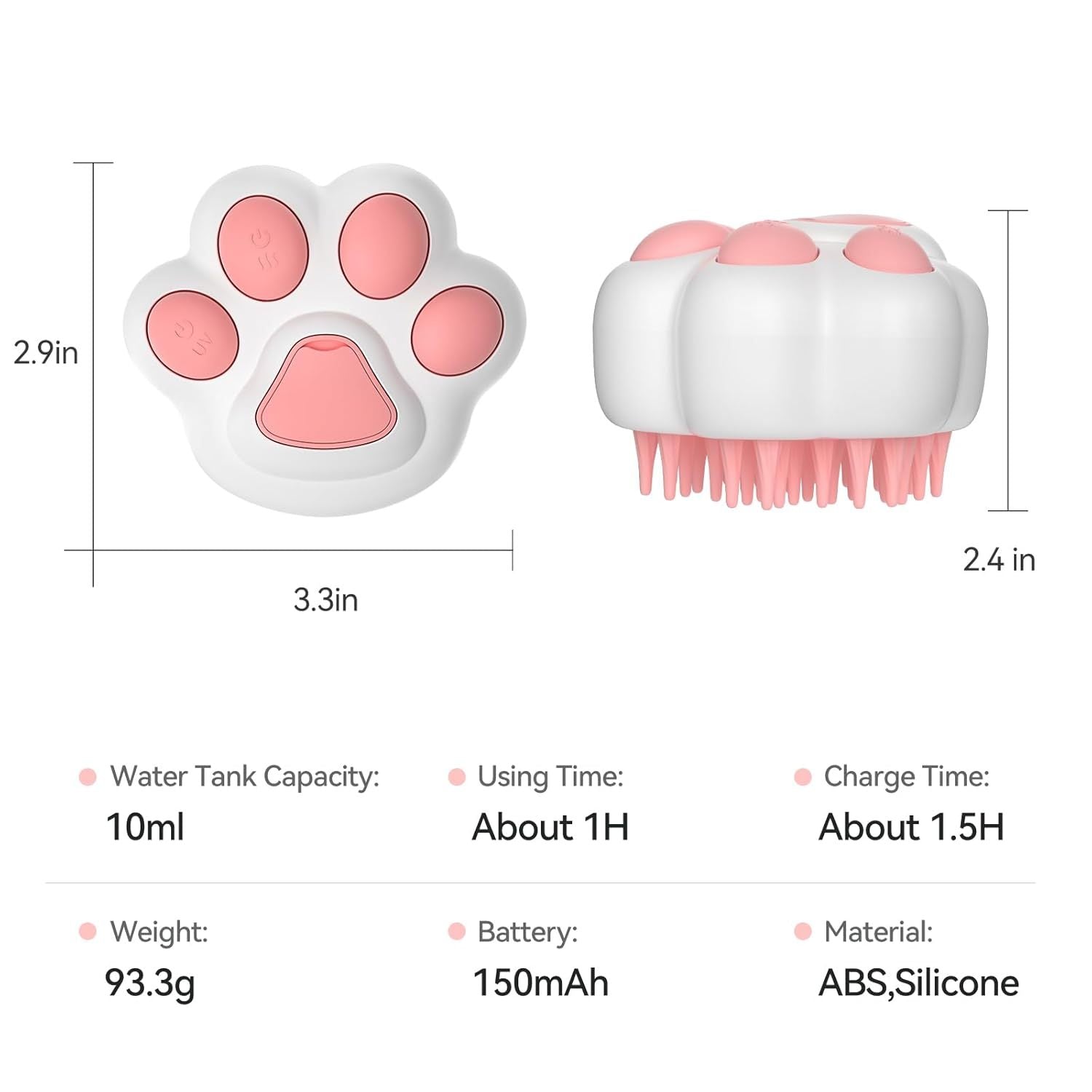 4 In 1 Cat Brush For Removing Hair