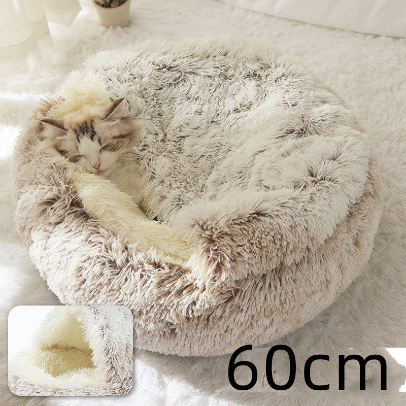 2 In 1 Soft Long Plush Bed