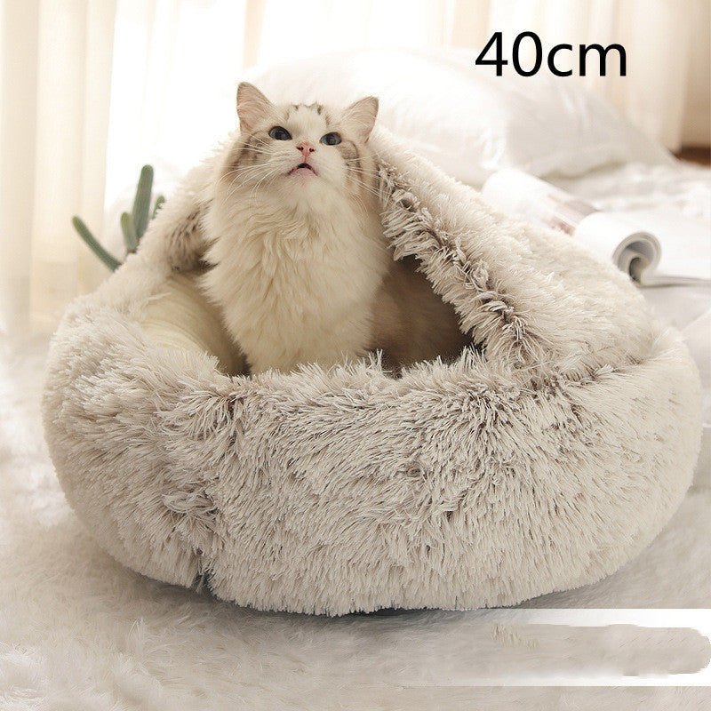 2 In 1 Soft Long Plush Bed