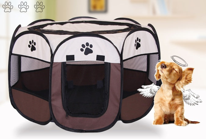 Folding Octagonal Pet Fence Oxford bag