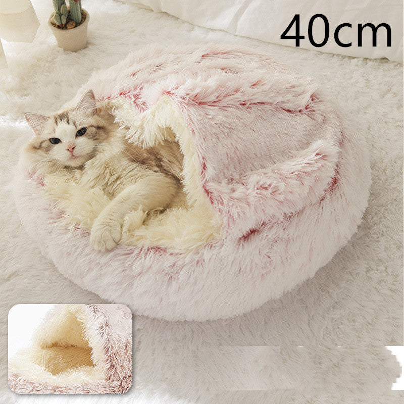 2 In 1 Soft Long Plush Bed