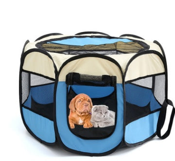 Folding Octagonal Pet Fence Oxford bag