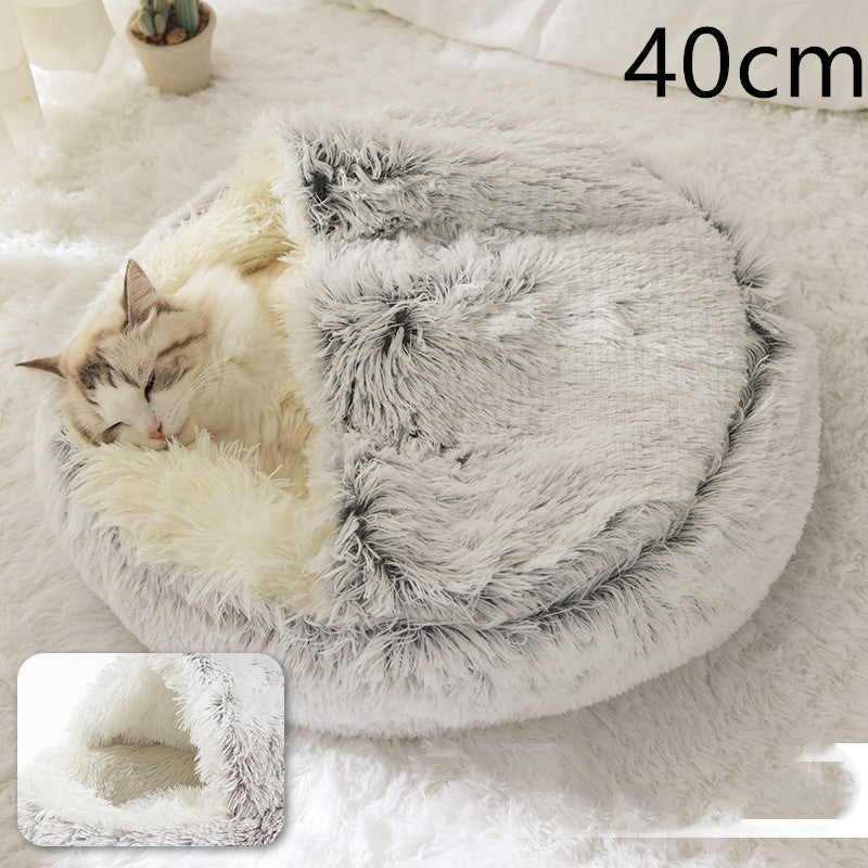 2 In 1 Soft Long Plush Bed
