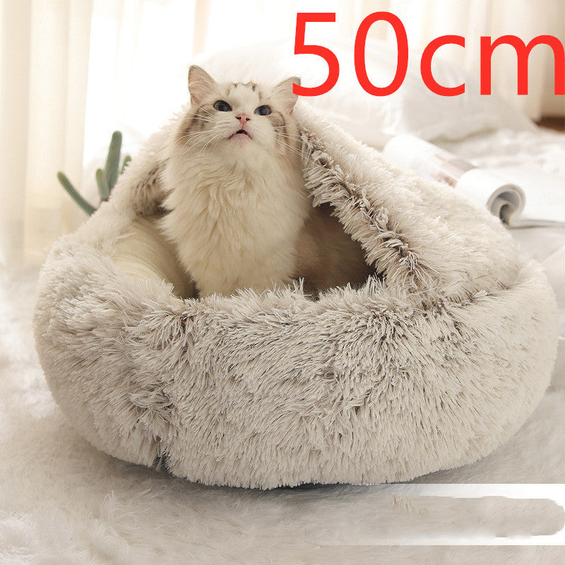 2 In 1 Soft Long Plush Bed