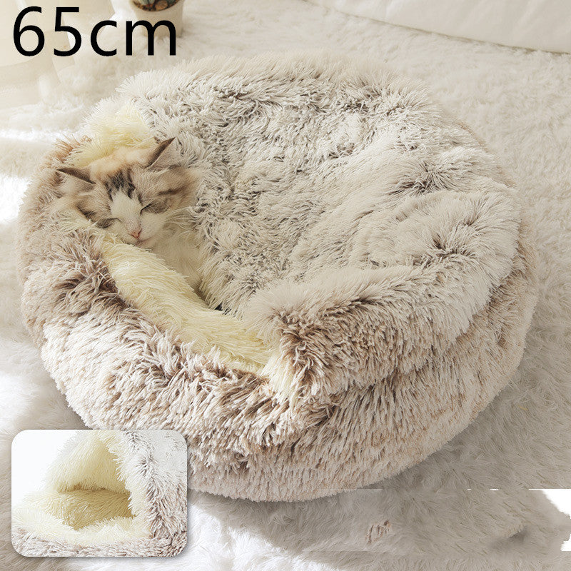 2 In 1 Soft Long Plush Bed