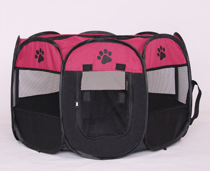 Folding Octagonal Pet Fence Oxford bag