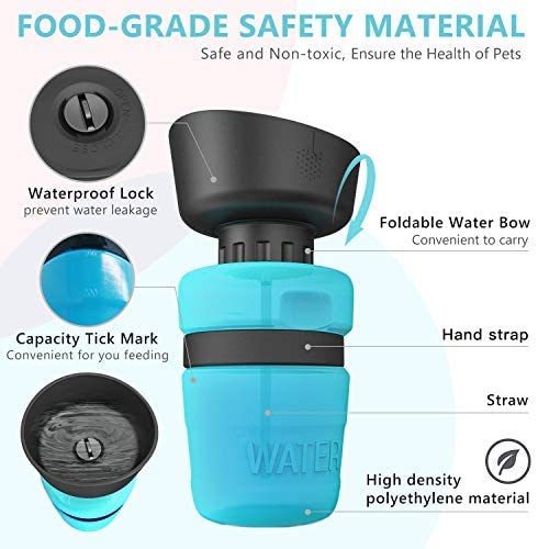 Pet Outdoor Foldable Bottle Dog Travel