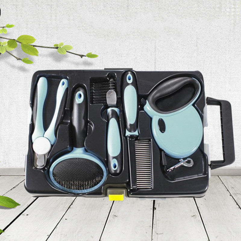 Pet Comb Nail Scissors Brush Set