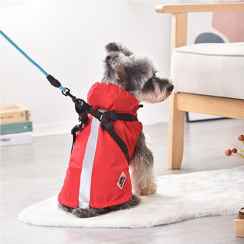 Raincoat Windbreaker Pet Clothes