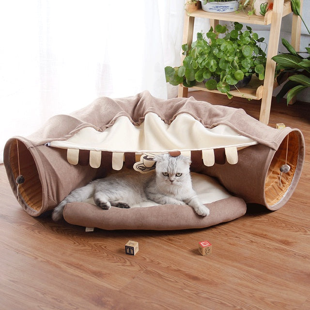 Pet Cats Tunnel Interactive Play