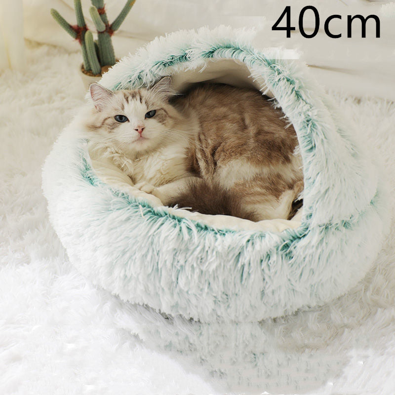 2 In 1 Soft Long Plush Bed