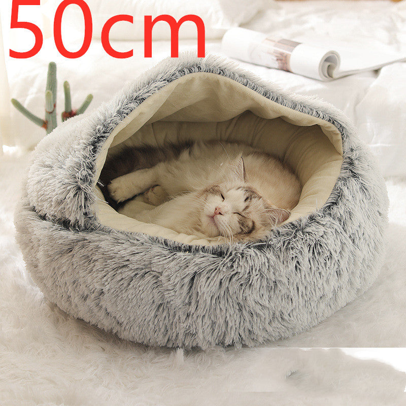 2 In 1 Soft Long Plush Bed