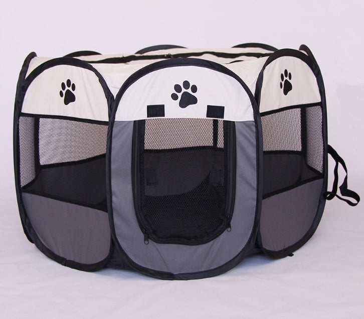 Folding Octagonal Pet Fence Oxford bag
