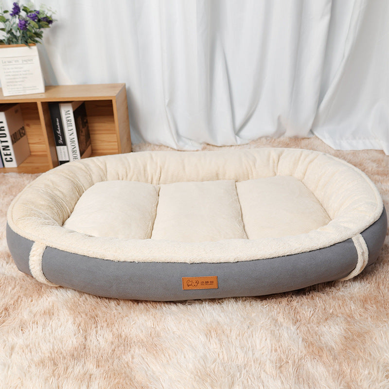 Dog Linen Round Nest Non-slip