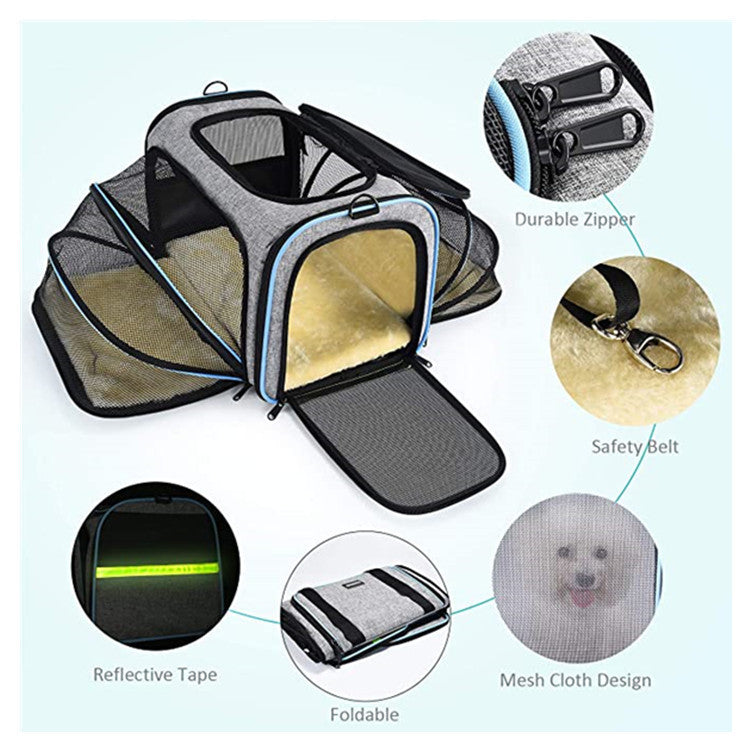 Soft Dog Carrier Opened Doors