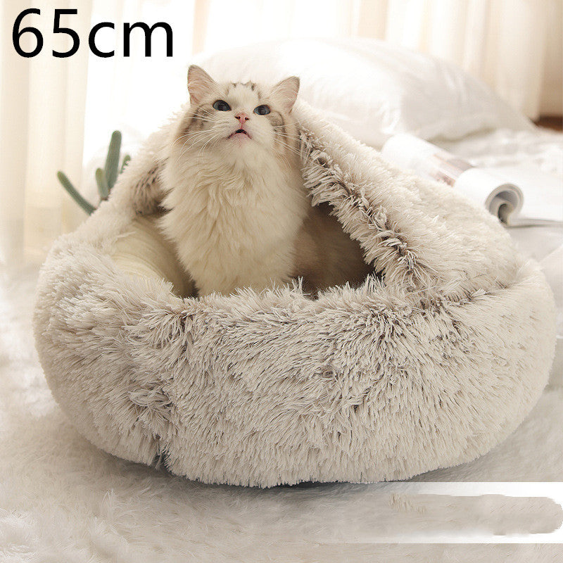 2 In 1 Soft Long Plush Bed