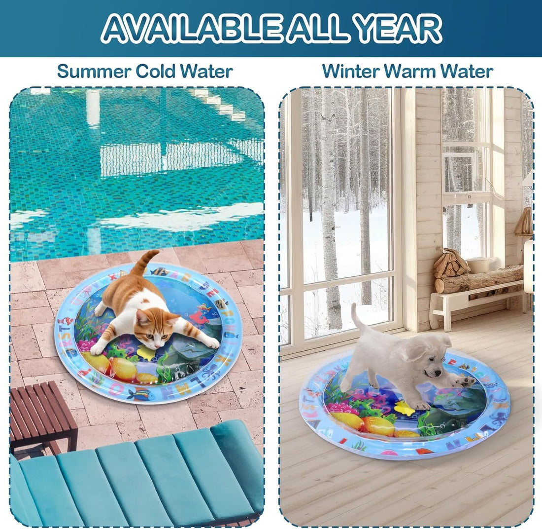 Water Sensory Playmat For Cats Toy