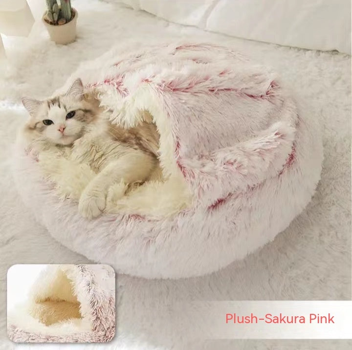 2 In 1 Soft Long Plush Bed