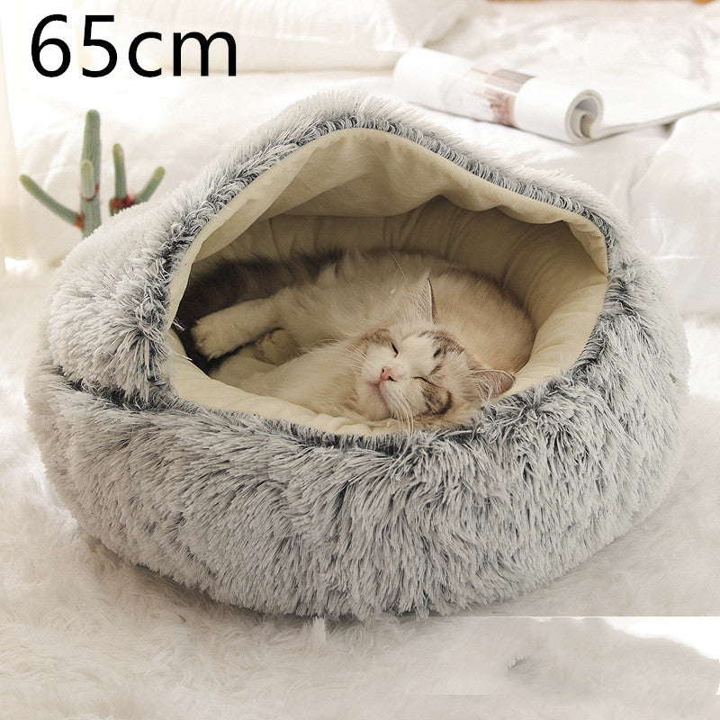 2 In 1 Soft Long Plush Bed
