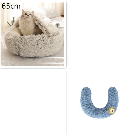 2 In 1 Soft Long Plush Bed