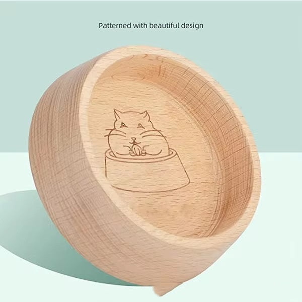 Beech Hamster Food Basin Feeding Bowl