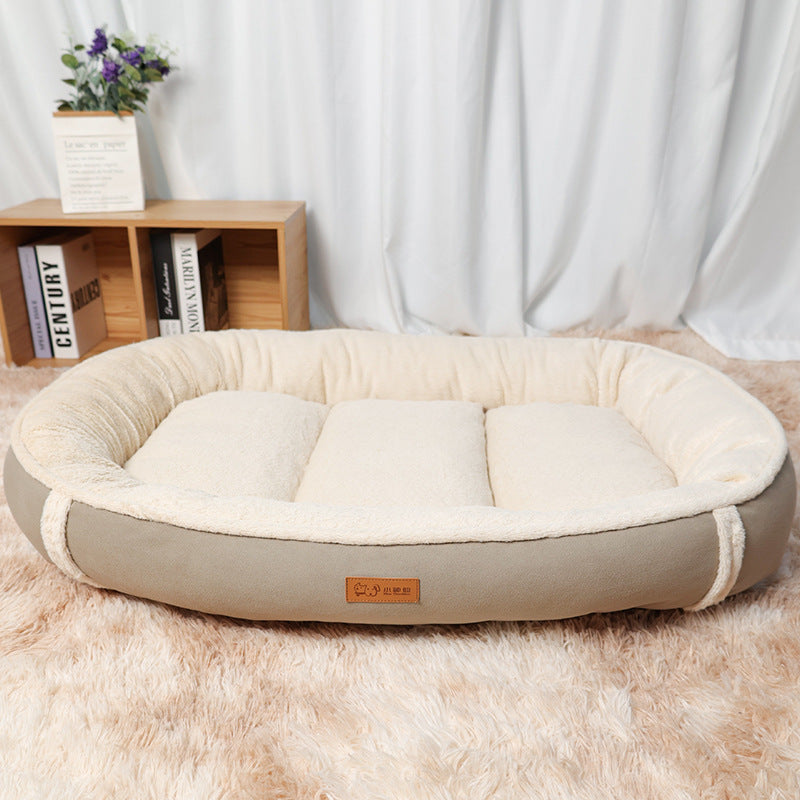 Dog Linen Round Nest Non-slip