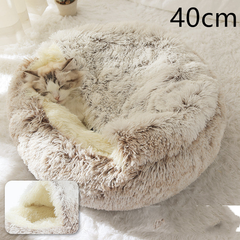 2 In 1 Soft Long Plush Bed