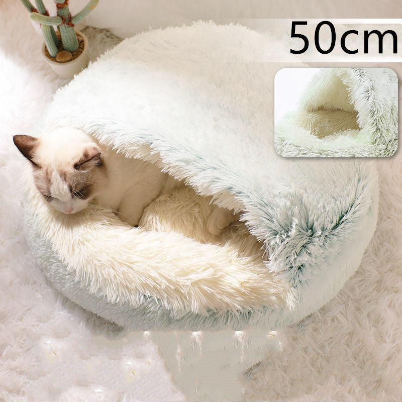 2 In 1 Soft Long Plush Bed