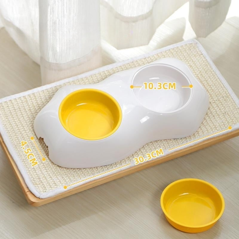 Egg-shaped Pet Bowl Drinking Water Bowl