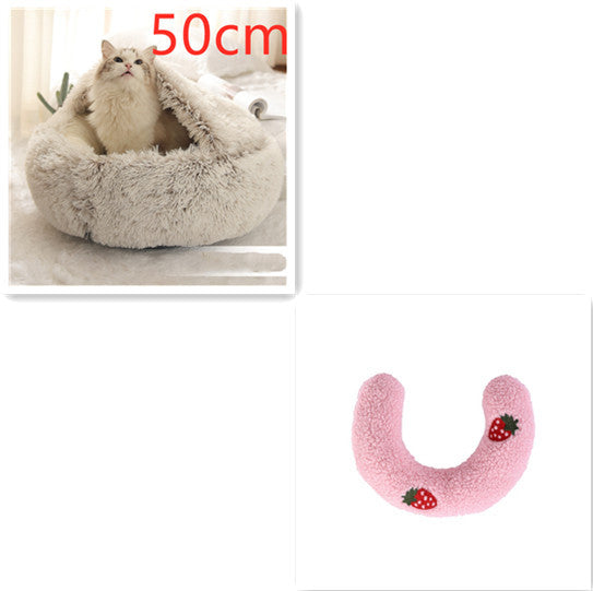 2 In 1 Soft Long Plush Bed