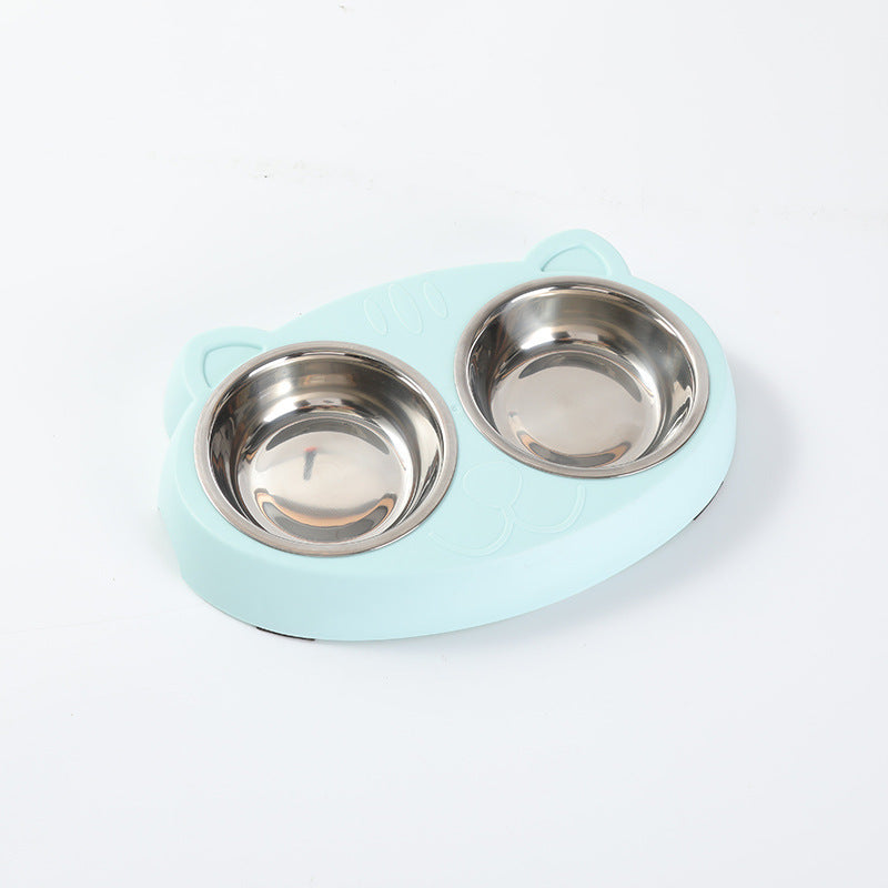 Macaron Pet Double Bowl