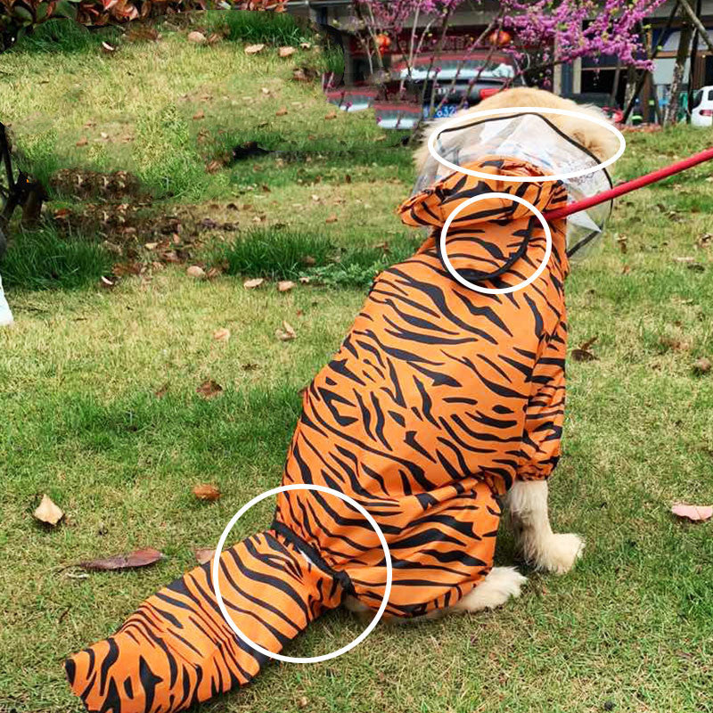 Raincoat All-inclusive Four-legged Suit