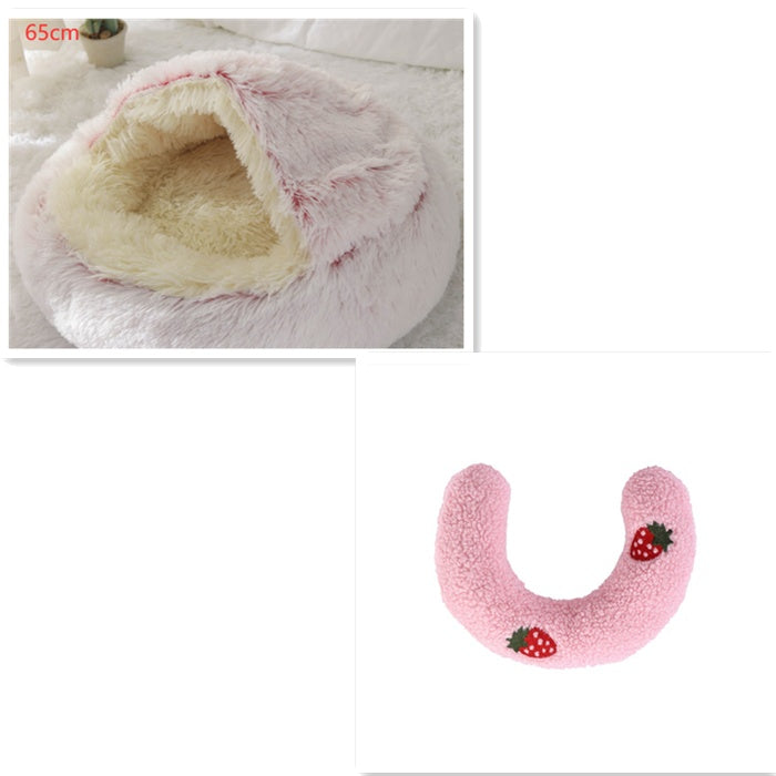 2 In 1 Soft Long Plush Bed
