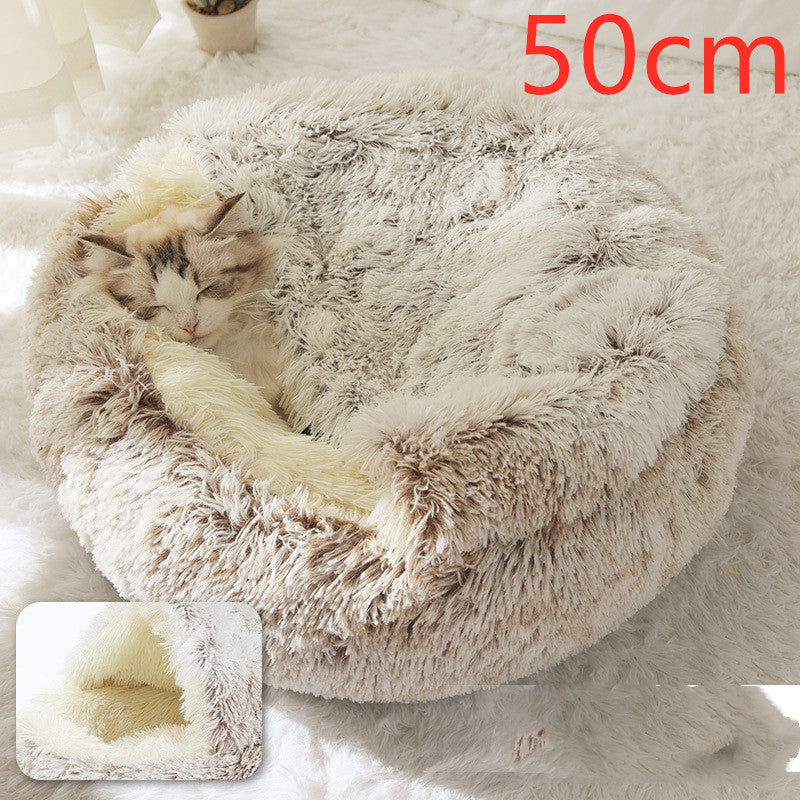2 In 1 Soft Long Plush Bed