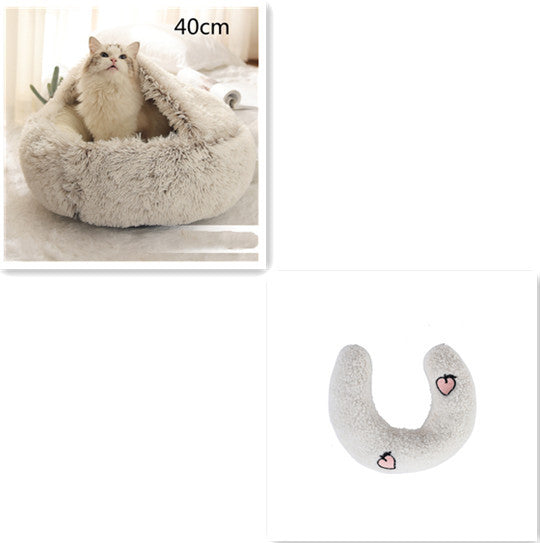 2 In 1 Soft Long Plush Bed