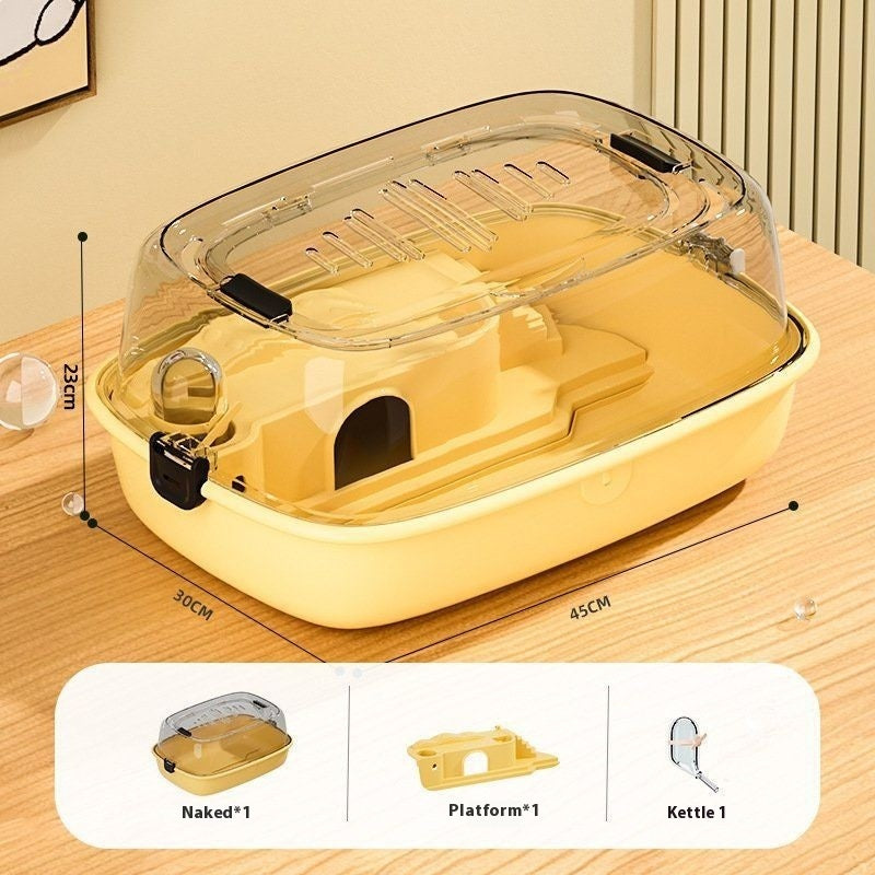 Hamster Oversized Transparent Acrylic Cage