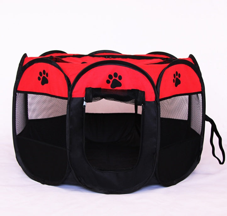 Folding Octagonal Pet Fence Oxford bag