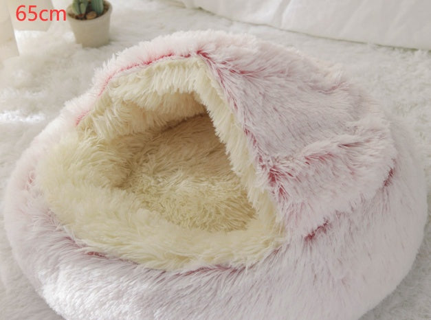 2 In 1 Soft Long Plush Bed