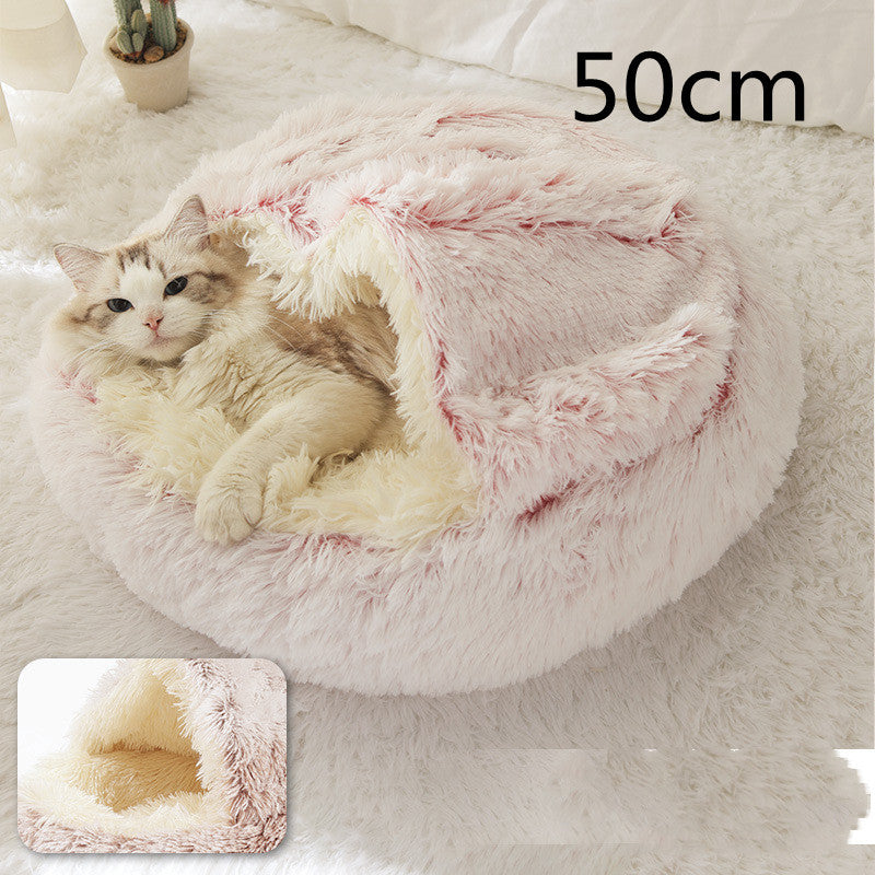2 In 1 Soft Long Plush Bed