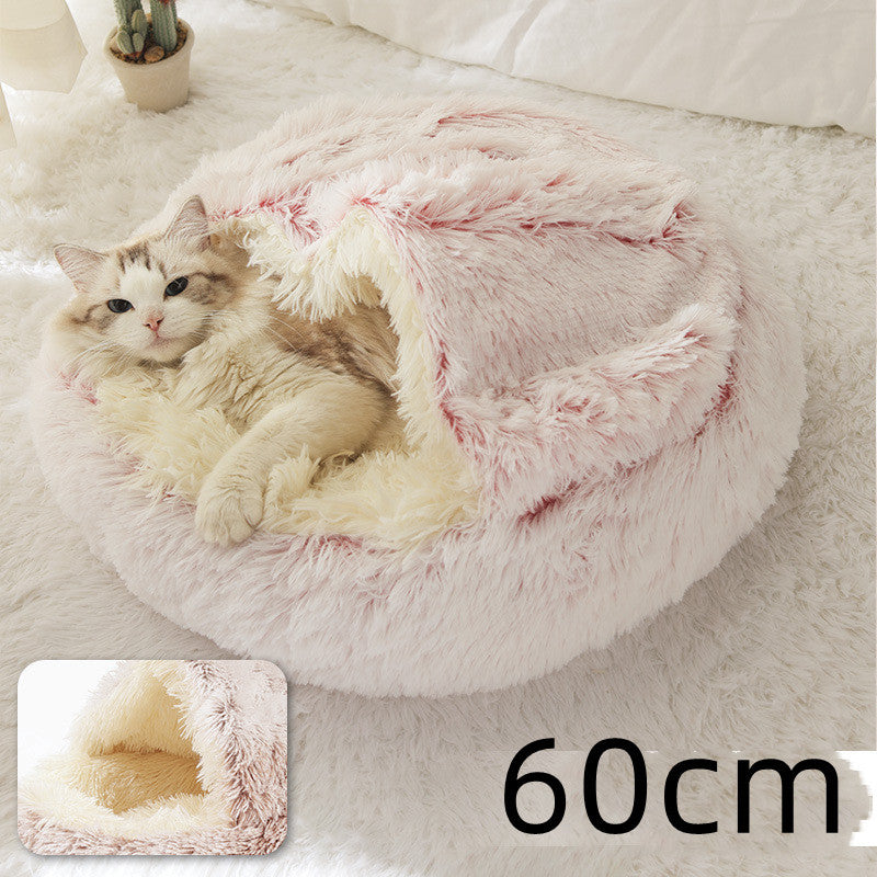 2 In 1 Soft Long Plush Bed