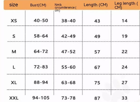 Pet Four-legged Raincoat