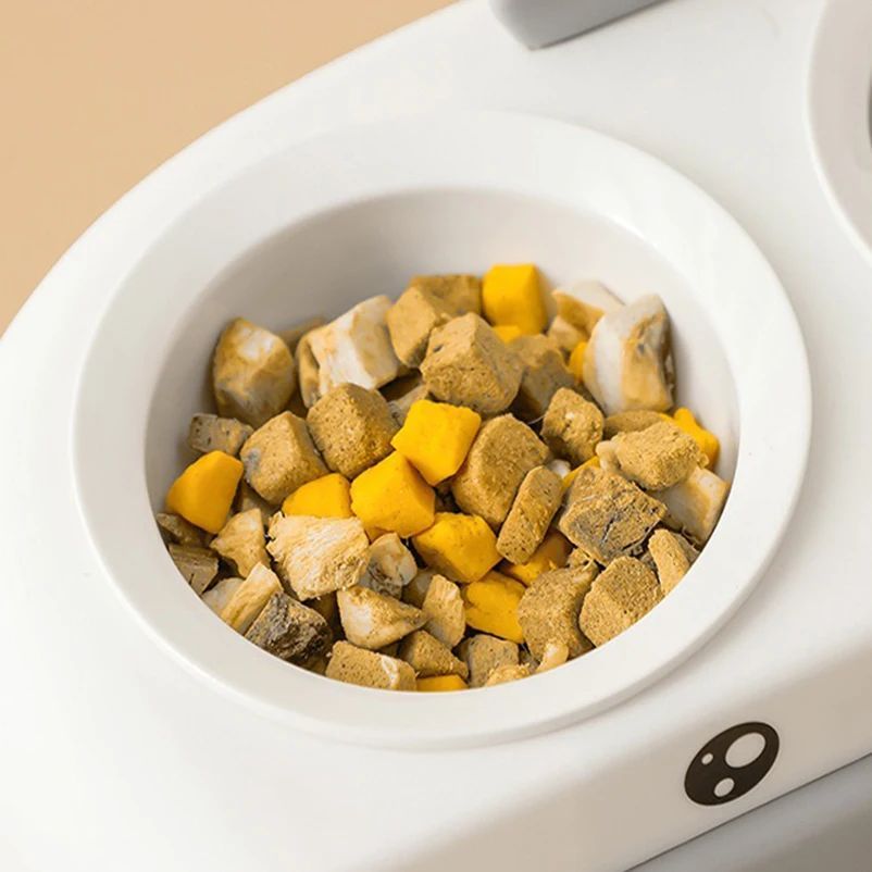 Duck Design Pet Double Bowl Feeding Supplies