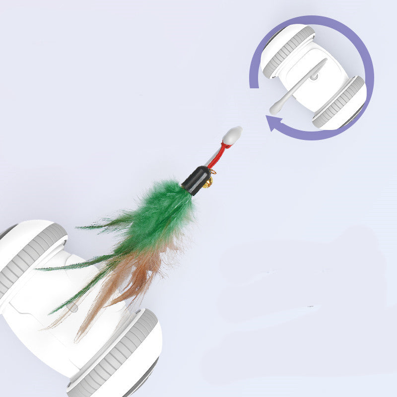 Interactive Pet Feather Toys