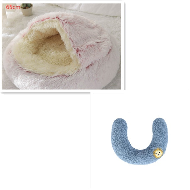 2 In 1 Soft Long Plush Bed