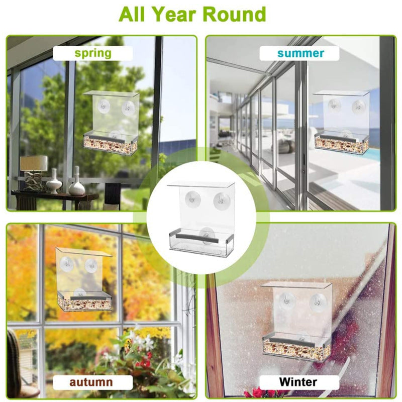 Acrylic Bird Hummingbird Feeder