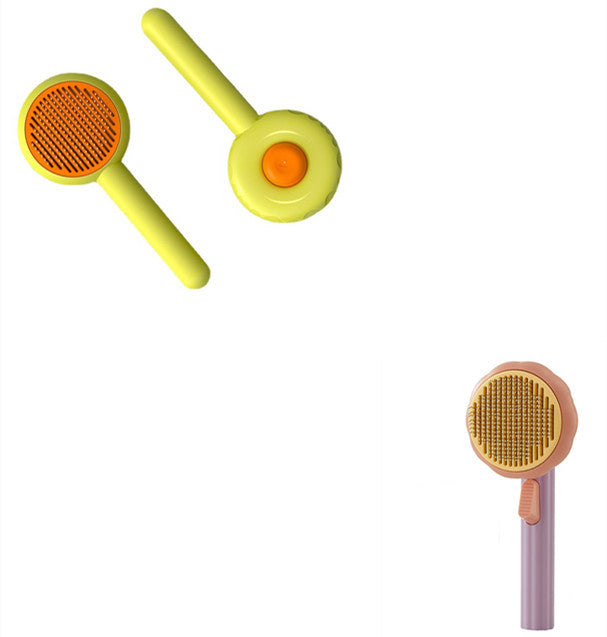 Pet Comb Brush Donut Hair Removal