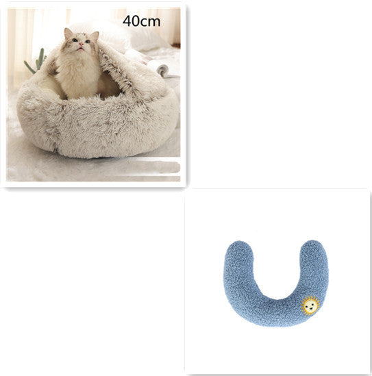 2 In 1 Soft Long Plush Bed